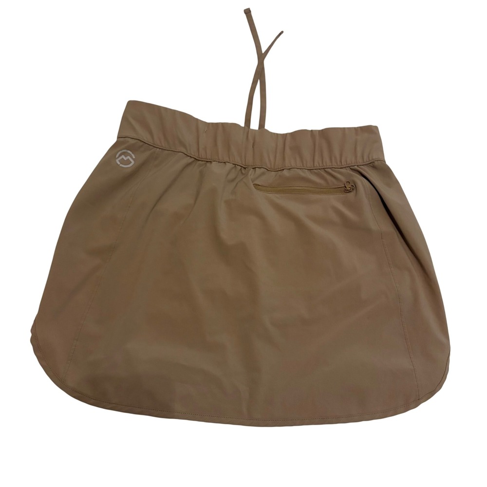 Magellan Outdoors Fish Gear Water Repellent Athletic Skort M Taupe Hiking - Picture 4 of 7